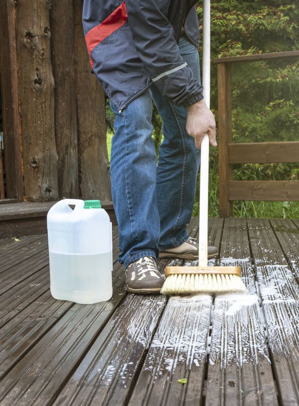 Cleaning a Deck