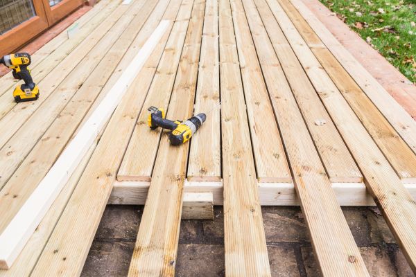 Damaged Deck Boards Repair in Evanston