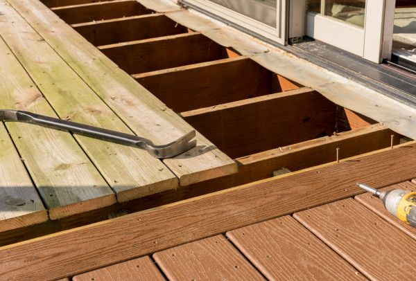 Old Deck Repair in Evanston