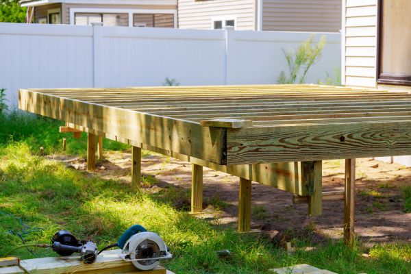 Elevated Deck Installation in Evanston