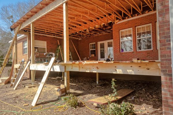 Porch Columns Installation in Evanston