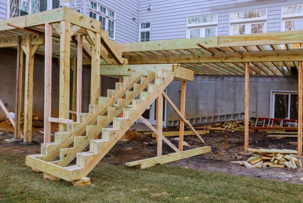 Deck Post Replacement in Evanston