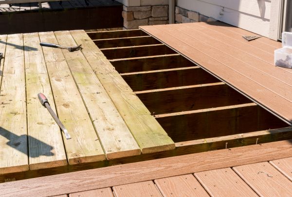 Deck Floor Replacement in Evanston