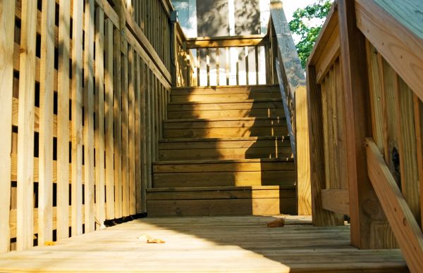 Deck Steps Replacement in Evanston