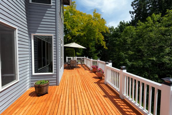 Cedar Deck Construction in Evanston