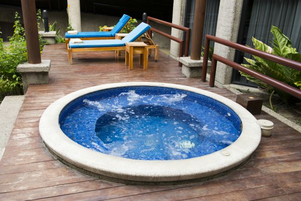 Hot Tub Deck Construction in Evanston