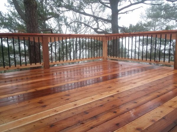 Cedar Deck Repair in Evanston